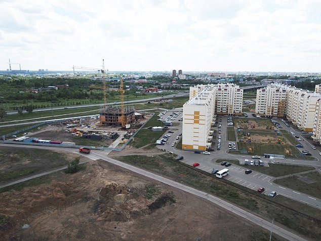 Микрорайон № 1 в новом жилом районе "Амурский" в Центральном АО  г. Омска.