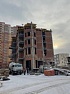 Строящийся дом на улице Чернышевского в ЖК "Золотой парус"