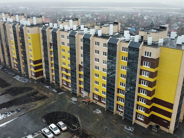 Микрорайон № 4 в новом жилом районе "Амурский" в ЦАО г. Омска.